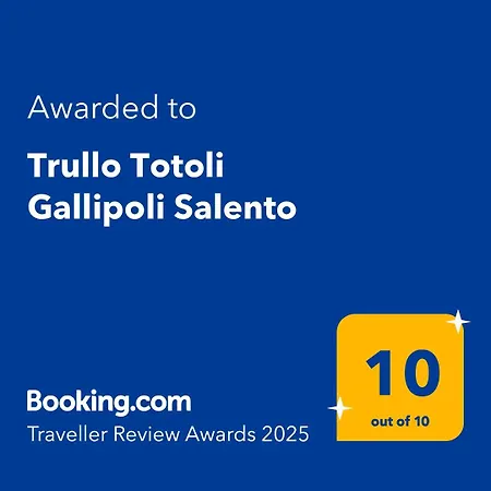 Trullo Totoli Gallipoli Salento アパート